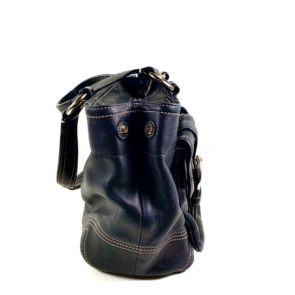 NWOT Black Bucket Leather Coach bag - Picture 4 of 11